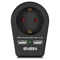 ქსელის დამცავი SVEN SF-S1U black,blister SV-019020