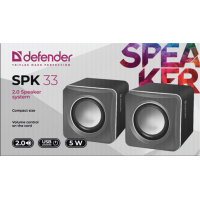 დინამიკი SPK 33 2.0 Speaker system,white,5W,USB powerd (65631) DEFENDER