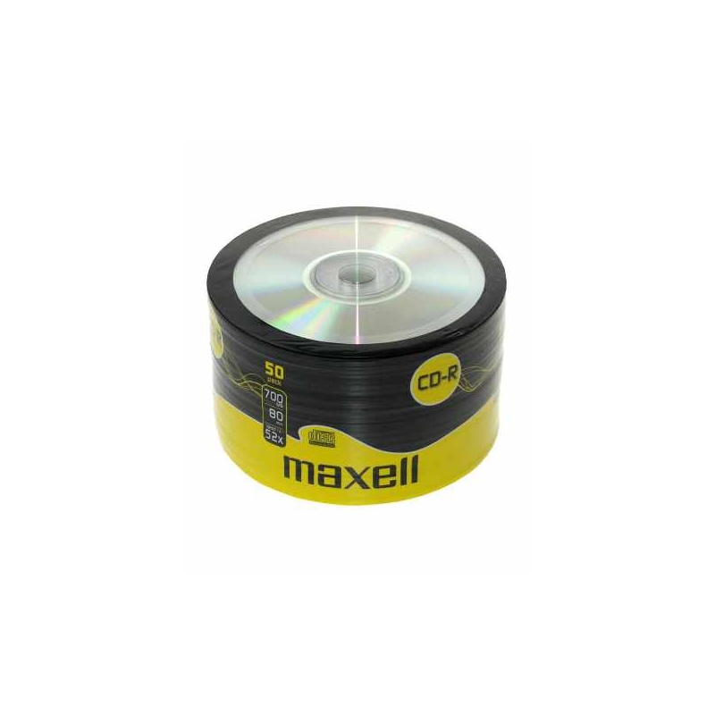 Maxell -შეკვრა დისკების 50-ცალიანი CD-R, (624036)