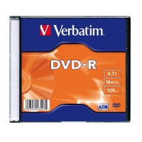 Verbatim-დისკი DVD-R 16x Matt Silver
